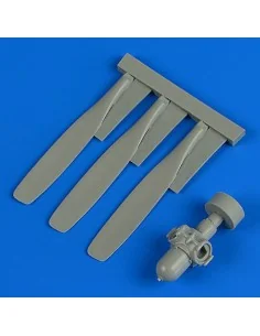 T-28 Trojan propeller "A" for Kitty Hawk, 1/32 - Quickboost QB32 188