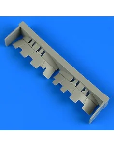 A6M5c Zero Type 52 cowl flaps (opened) for Hasegawa, 1/32 - Quickbo...
