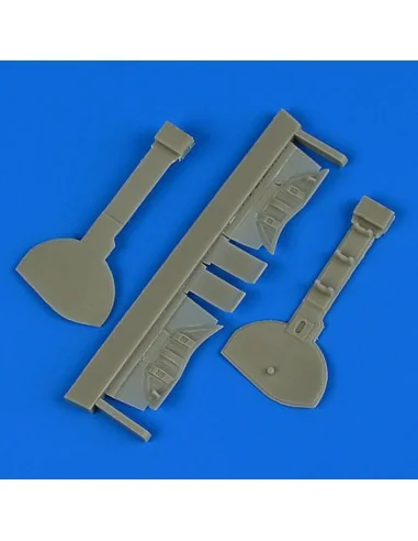 A6M5c Zero Type 52 undercarriage covers for Hasegawa, 1/32 - Quickb...