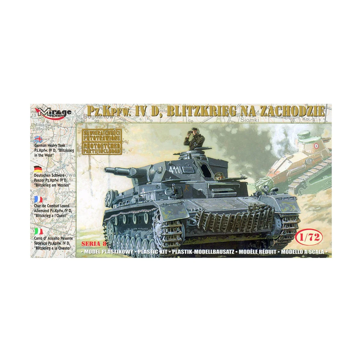 German Tank Pz.Kpfw. IVD "BLITZKRIEG" in the WEST, 1/72 - Mirage Ho... German Tank Pz.Kpfw. IVD "BLITZKRIEG" in the WEST, 1/72 - Mirage Ho...