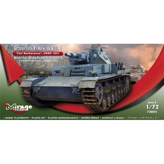 German Tank Pz.Kpfw.IV Ausf. E Fall Barbarossa USSR 1941 - Mirage H...