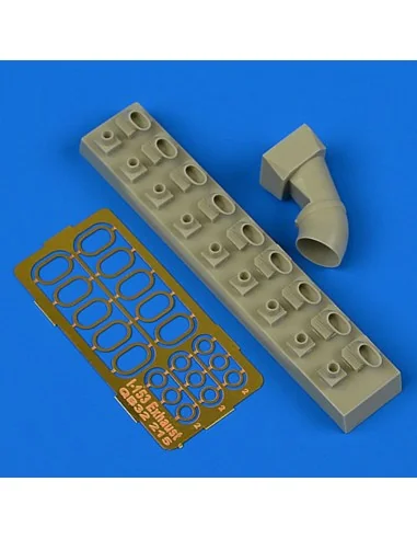 I-153 Chaika exhaust for ICM, 1/32 - Quickboost QB32 215