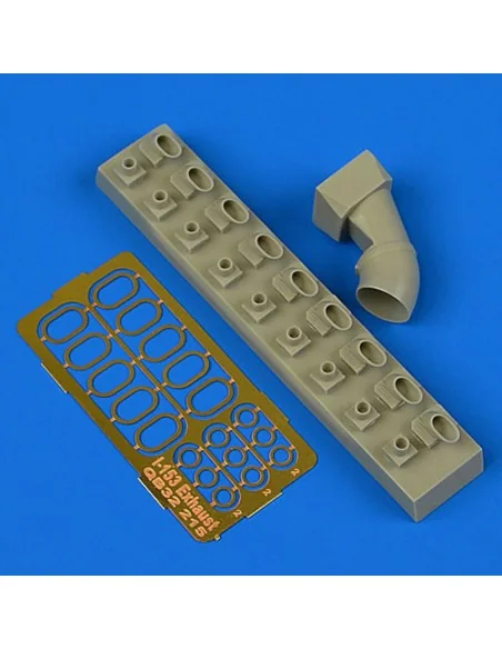 I-153 Chaika exhaust for ICM, 1/32 - Quickboost QB32 215