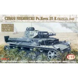German Tank Pz.Kpfw.IVE France 1940, 1/72 - Mirage Hobby 72863