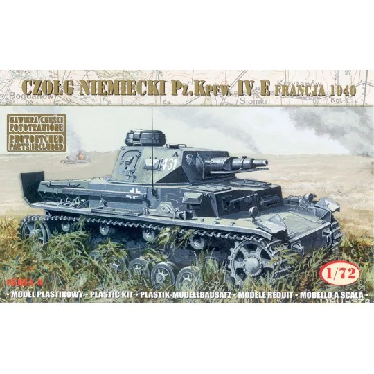 German Tank Pz.Kpfw.IVE France 1940 - Mirage Hobby 72863