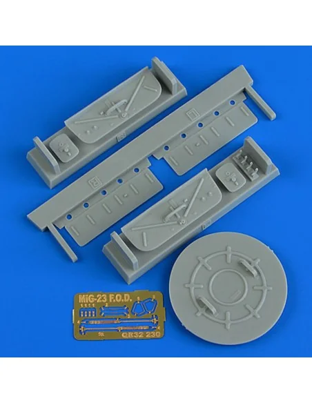 MiG-23 FOD covers for Trumpeter, 1/32 - Quickboost QB32 230