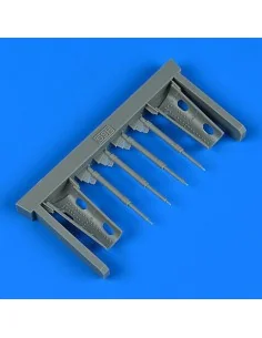 Bf 109G-6 piston rods with undercarriage legs locks f.Hasegawa, 1/3...