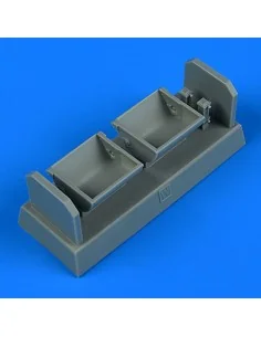 Bf 109F/G/K seat (wood type), 1/32 - Quickboost QB32 238