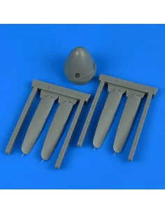 P-51D/F-51D Mustang Hamilton standart propeller for Revell, 1/32 - ...