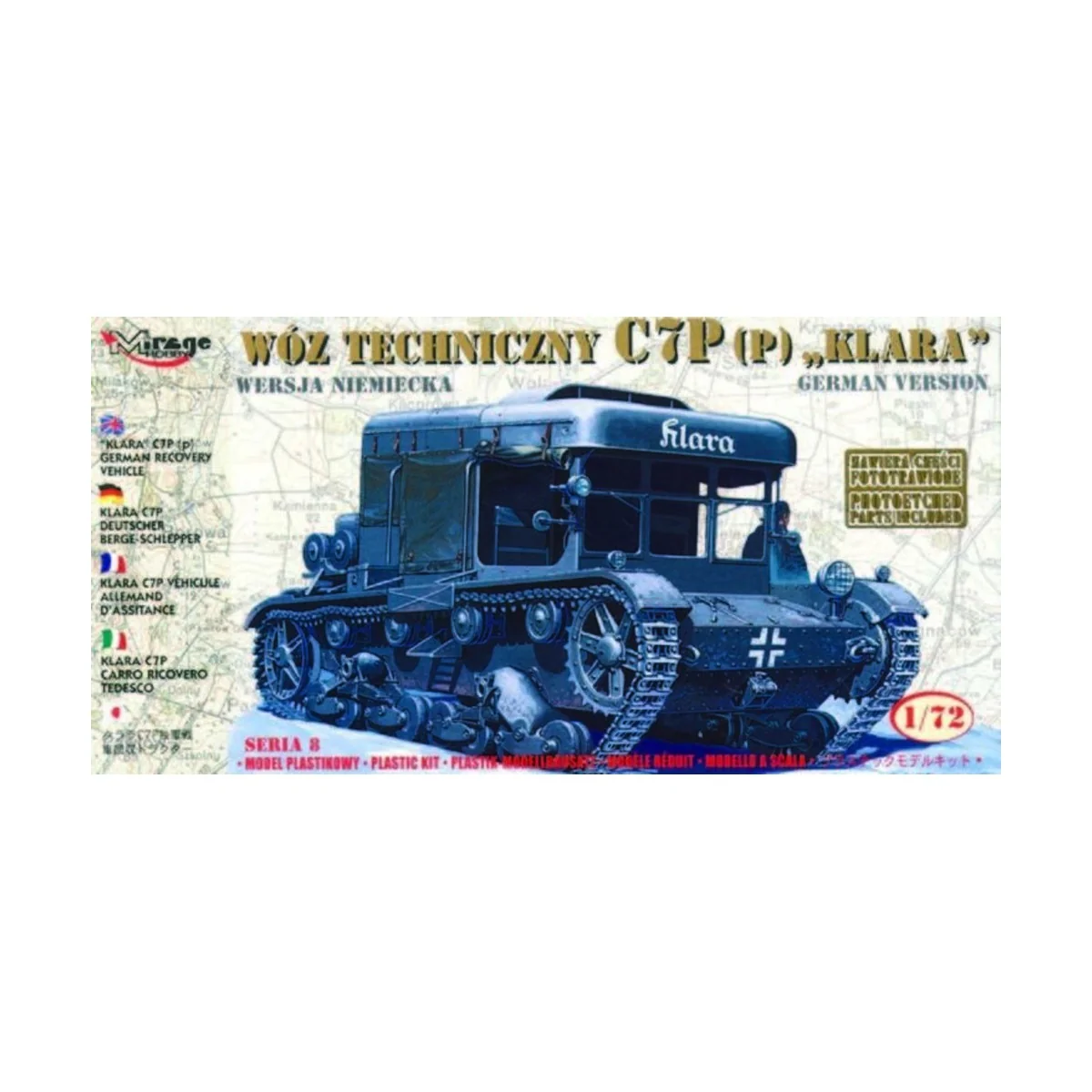 Bergepanzer Klara C7P mit Fotoätzteilen - Mirage Hobby 72892
