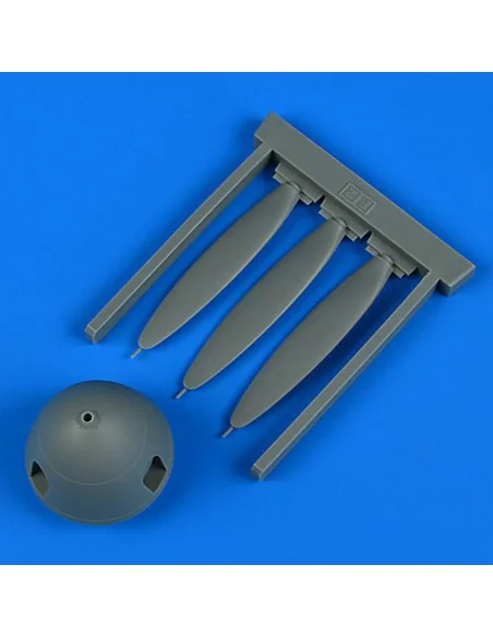 Bf 109F-2 propeller for Revell/Hasegawa, 1/32 - Quickboost QB32 252