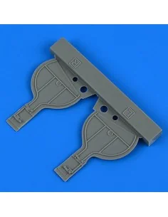 Bf 108 undercarriage covers for Eduard, 1/32 - Quickboost QB32 253