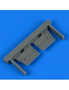 Gloster Gladiator cockpit doors for ICM, 1/32 - Quickboost QB32 280