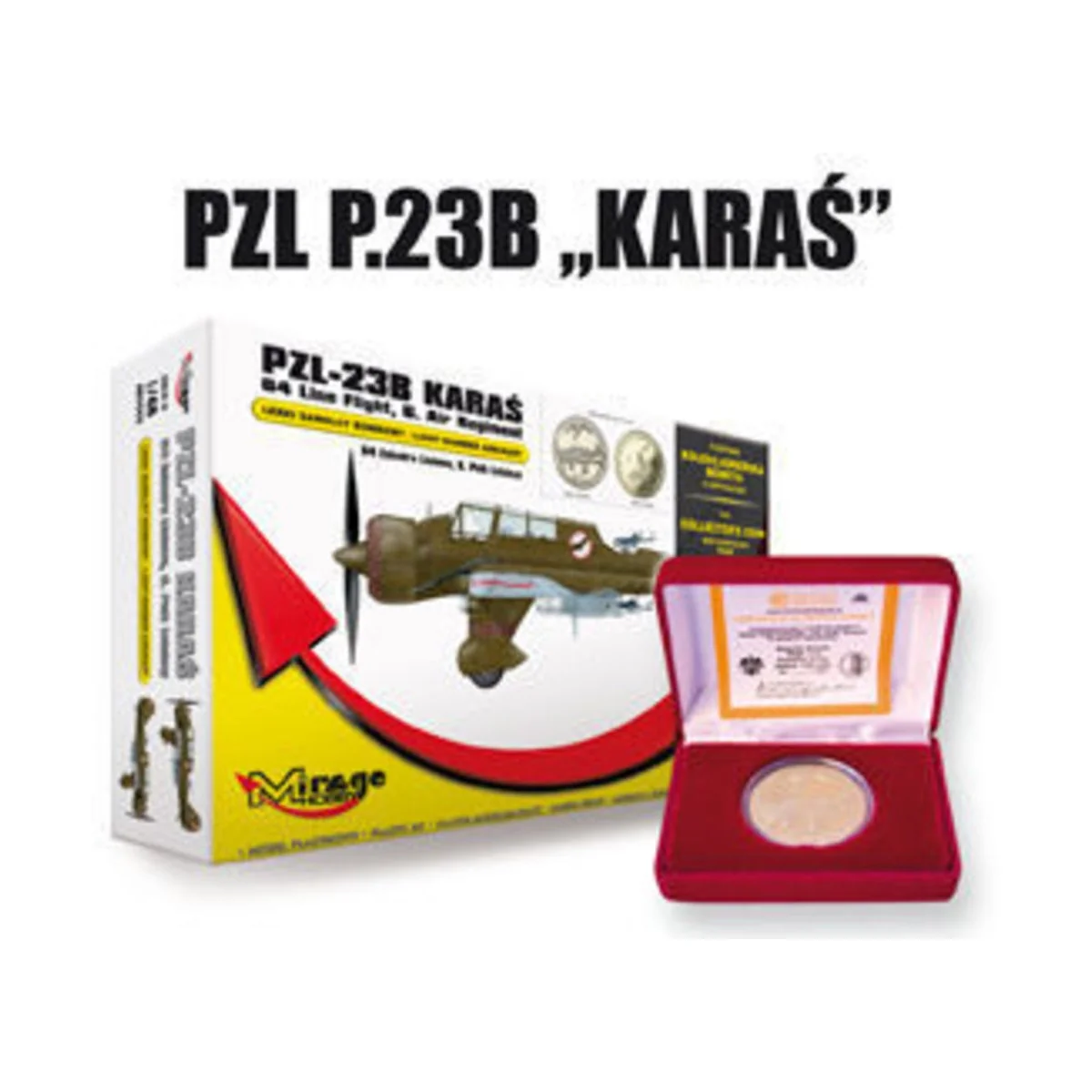 PZL-23B Karas Light Bomber 64th Line - Mirage Hobby 480002