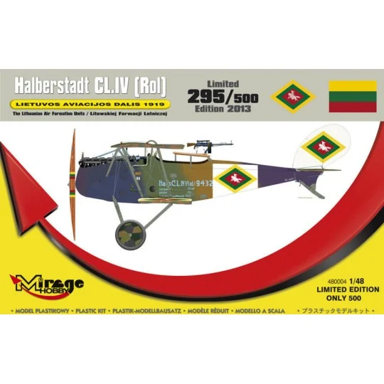 Halberstadt CL.IV(Rol) LIETUVOS 1919, 1/48 - Mirage Hobby 480004
