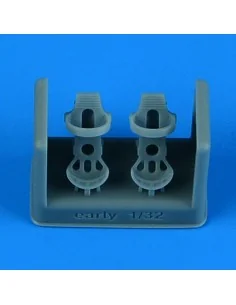 German Luftwaffe WWII pedals - early v., 1/32 - Quickboost QB32 334