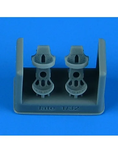 German Luftwaffe WWII pedals - late v., 1/32 - Quickboost QB32 335