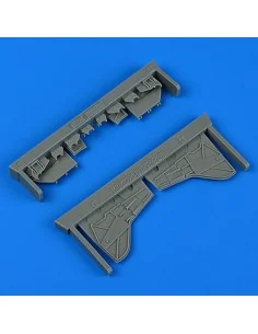 Macchi MC.202 late / MC.205 undercarriage covers, 1/32 - Quickboost...