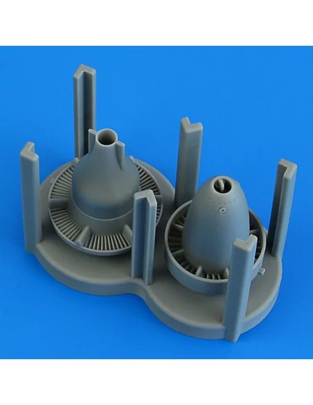 He 162A-1/2 detailed fan & engine turbine for Revell/Hobby 2000, 1/...