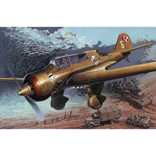PZL-23B 1939 Campaign, 1/48 - Mirage Hobby 481305
