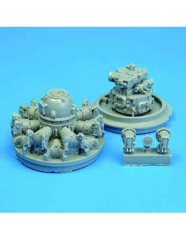 F4F-4 Wildcat engine für Tamiya Bausatz, 1/48 - Quickboost QB48 013