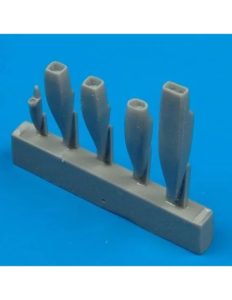 Su-22M4 air cooling scoops für Kopro Bausatz, 1/48 - Quickboost QB4...