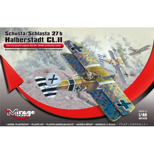 Schusta/ Schlasta 27b Halberstadt CL.II, 1/48 - Mirage Hobby 481308 Schusta/ Schlasta 27b Halberstadt CL.II, 1/48 - Mirage Hobby 481308