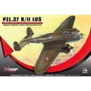 PZL.37 B/II LOS Bomber Aircraft, 1/48 - Mirage Hobby 481310 PZL.37 B/II LOS Bomber Aircraft, 1/48 - Mirage Hobby 481310