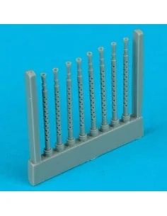 Lancaster gun barrels round perforated für Tamiya Bausatz, 1/48 - Q...