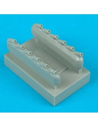 P-51D Mustang exhausts, 1/48 - Quickboost QB48 054