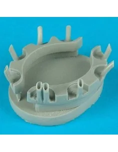 I-16 engine exhaust für Eduard Bausatz, 1/48 - Quickboost QB48 059
