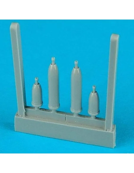 Spitfire F Mk. 24 cannon barels für Airfix Bausatz, 1/48 - Quickboo...