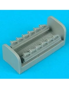 Hawker Tempest exhaust für Eduard Bausatz, 1/48 - Quickboost QB48 069