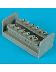 IL-2 exhaust für Accurate Bausatz, 1/48 - Quickboost QB48 079
