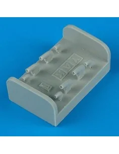 YAK-1 exhaust für Eduard Bausatz, 1/48 - Quickboost QB48 091