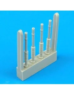 Hurricane Mk. IIc gun barrels für Hasegawa Bausatz, 1/48 - Quickboo...