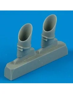 TBM-1/TBM-3 Avenger exhaust für Italeri Bausatz, 1/48 - Quickboost ...