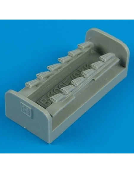 Bf 109F exhaust für Hasegawa Bausatz, 1/48 - Quickboost QB48 110