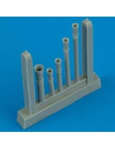 P-38M Lightning gun barrels für Academy Bausatz, 1/48 - Quickboost ...