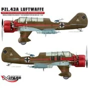 PZL.43A Luftwaffe Germ.Vers. MIELEC 1940 - Mirage Hobby 481311