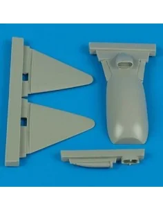 Spitfire HF Mk. VII conversion set für Hasegawa Bausatz, 1/48 - Qui...