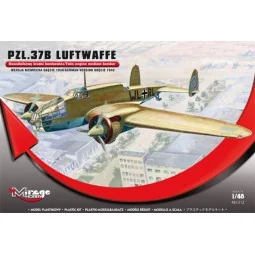PZL.37B Luftwaffe Germ.Vers. Okecie 1940 - Mirage Hobby 481312