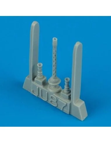 Ju 87B-2 gun barrels für Hasegawa Bausatz, 1/48 - Quickboost QB48 141