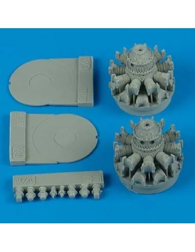 F7F Tigercat engines für Italeri Bausatz, 1/48 - Quickboost QB48 142