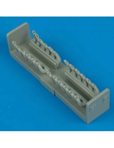 Bf 110C exhaust für Eduard Bausatz, 1/48 - Quickboost QB48 163