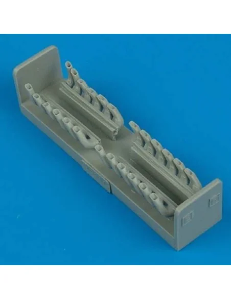Bf 110C exhaust für Eduard Bausatz, 1/48 - Quickboost QB48 163