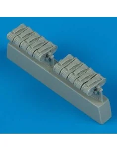 Bf 110C/D M. G. Drum Mags für Eduard Bausatz, 1/48 - Quickboost QB4...