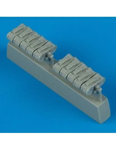 Bf 110C/D M. G. Drum Mags für Eduard Bausatz, 1/48 - Quickboost QB4...