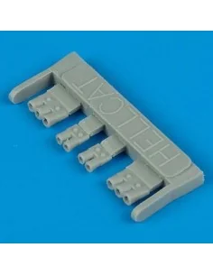 F6F-3 Hellcat exhaust für Hasegawa Bausatz, 1/48 - Quickboost QB48 171