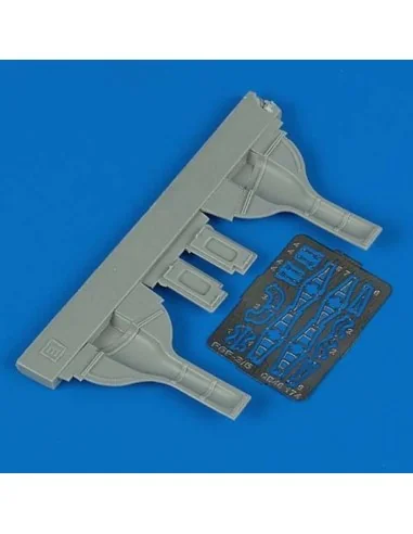 F6F-3 Hellcat undercarriage covers für Eduard Bausatz, 1/48 - Quick...